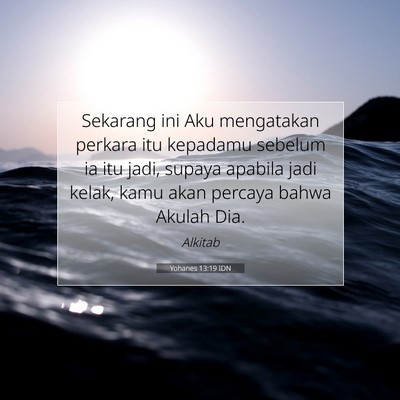 Yohanes 13:19 IDN Gambar Ayat Alkitab