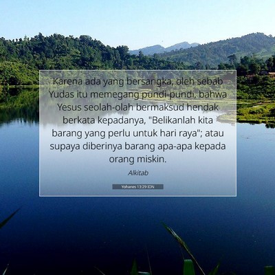 Yohanes 13:29 Ayat Alkitab Dijelaskan