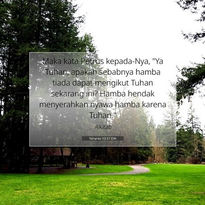 Yohanes 13:37 Ayat Alkitab Dijelaskan