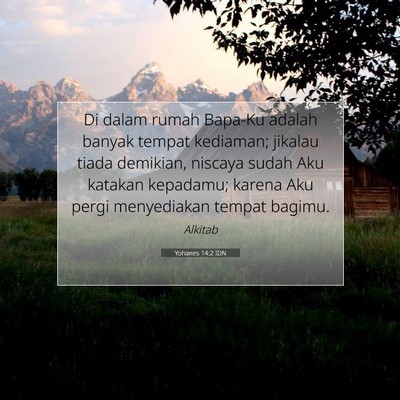 Yohanes 14:2 IDN Gambar Ayat Alkitab