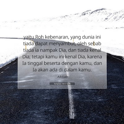 Yohanes 14:17 IDN Gambar Ayat Alkitab
