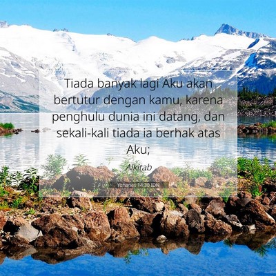 Yohanes 14:30 IDN Gambar Ayat Alkitab