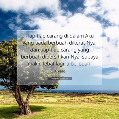 Yohanes 15:2 IDN Gambar Ayat Alkitab