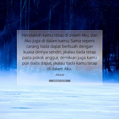 Yohanes 15:4 IDN Gambar Ayat Alkitab