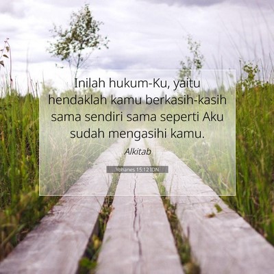 Yohanes 15:12 IDN Gambar Ayat Alkitab