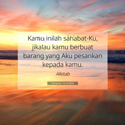 Yohanes 15:14 IDN Gambar Ayat Alkitab