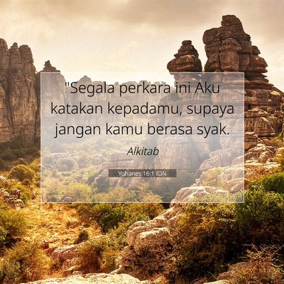 Yohanes 16:1 Ayat Alkitab Dijelaskan