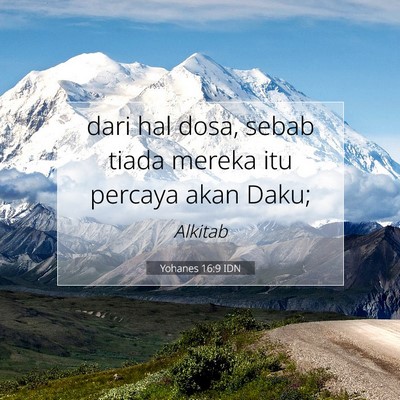 Yohanes 16:9 Ayat Alkitab Dijelaskan