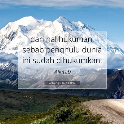 Yohanes 16:11 IDN Gambar Ayat Alkitab