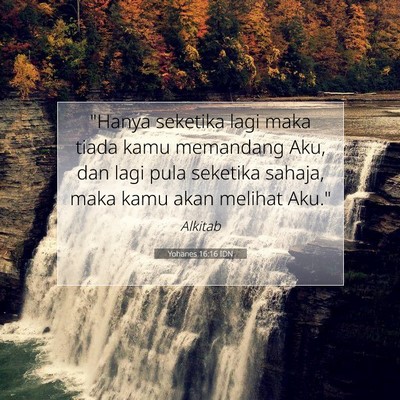 Yohanes 16:16 Ayat Alkitab Dijelaskan