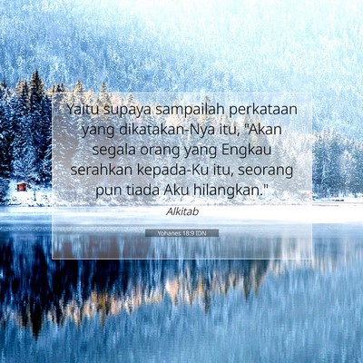Yohanes 18:9 IDN Gambar Ayat Alkitab