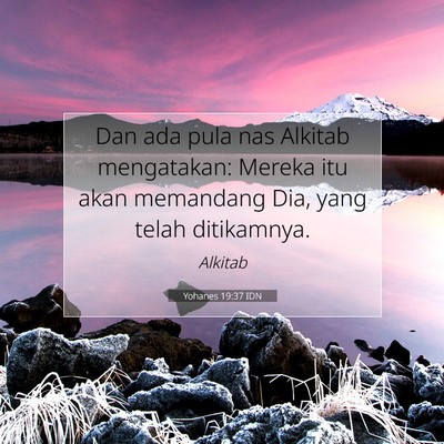 Yohanes 19:37 IDN Gambar Ayat Alkitab