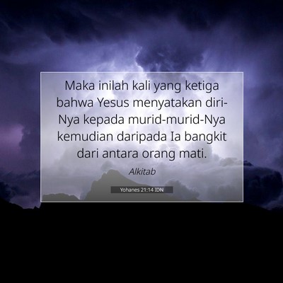Yohanes 21:14 IDN Gambar Ayat Alkitab