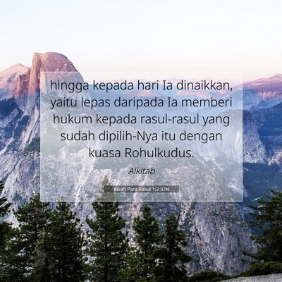 Kisah Para Rasul 1:2 Ayat Alkitab Dijelaskan