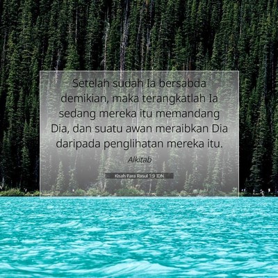 Kisah Para Rasul 1:9 Ayat Alkitab Dijelaskan