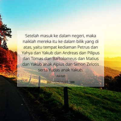 Kisah Para Rasul 1:13 Ayat Alkitab Dijelaskan