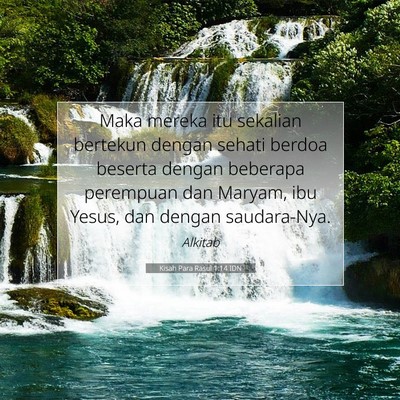 Kisah Para Rasul 1:14 Ayat Alkitab Dijelaskan