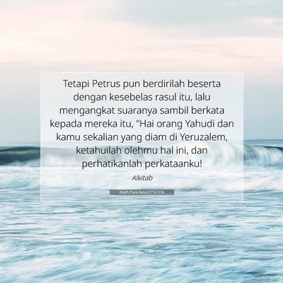 Kisah Para Rasul 2:14 IDN Gambar Ayat Alkitab