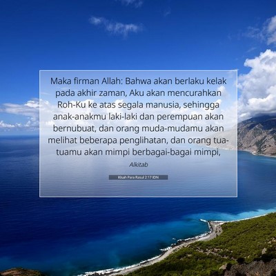 Kisah Para Rasul 2:17 IDN Gambar Ayat Alkitab