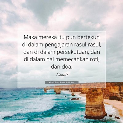 Kisah Para Rasul 2:42 Ayat Alkitab Dijelaskan