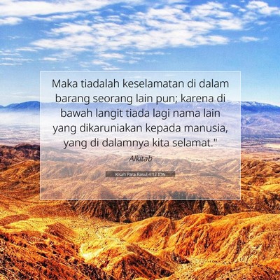 Kisah Para Rasul 4:12 IDN Gambar Ayat Alkitab