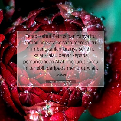 Kisah Para Rasul 4:19 IDN Gambar Ayat Alkitab