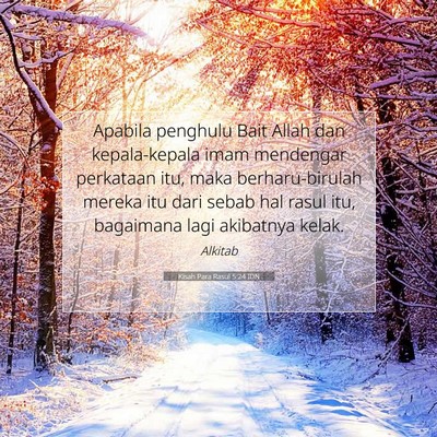 Kisah Para Rasul 5:24 IDN Gambar Ayat Alkitab