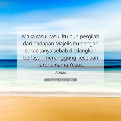 Kisah Para Rasul 5:41 IDN Gambar Ayat Alkitab