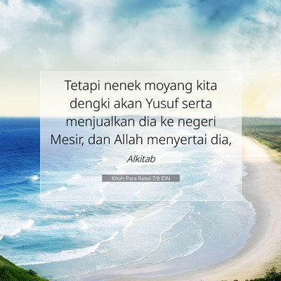 Kisah Para Rasul 7:9 IDN Gambar Ayat Alkitab