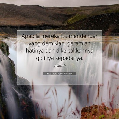 Kisah Para Rasul 7:54 Ayat Alkitab Dijelaskan