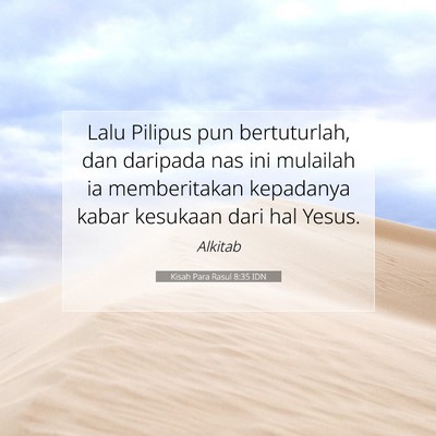 Kisah Para Rasul 8:35 Ayat Alkitab Dijelaskan