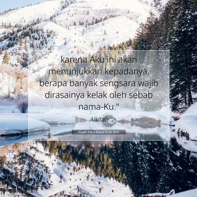 Kisah Para Rasul 9:16 Ayat Alkitab Dijelaskan