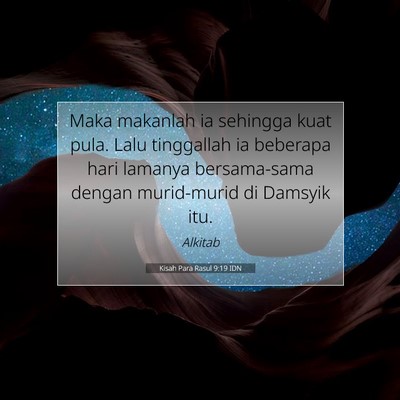 Kisah Para Rasul 9:19 Ayat Alkitab Dijelaskan