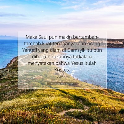 Kisah Para Rasul 9:22 IDN Gambar Ayat Alkitab