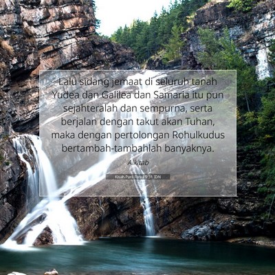 Kisah Para Rasul 9:31 IDN Gambar Ayat Alkitab