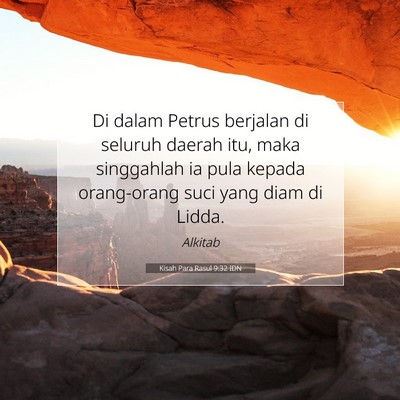 Kisah Para Rasul 9:32 IDN Gambar Ayat Alkitab