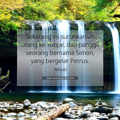 Kisah Para Rasul 10:5 Ayat Alkitab Dijelaskan