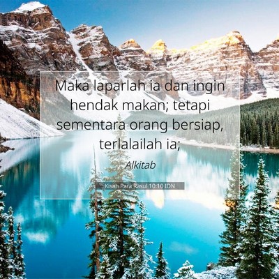 Kisah Para Rasul 10:10 IDN Gambar Ayat Alkitab