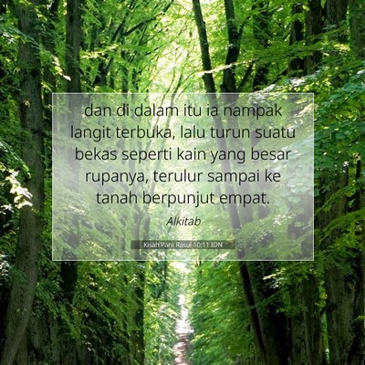 Kisah Para Rasul 10:11 IDN Gambar Ayat Alkitab