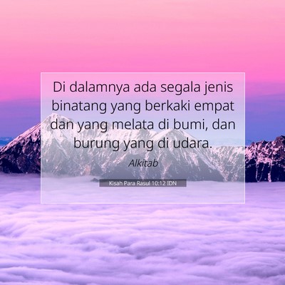 Kisah Para Rasul 10:12 Ayat Alkitab Dijelaskan