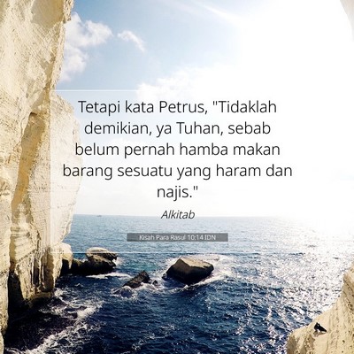 Kisah Para Rasul 10:14 IDN Gambar Ayat Alkitab