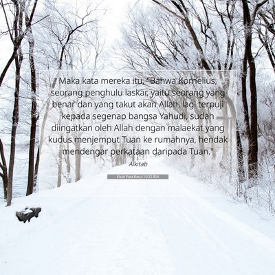Kisah Para Rasul 10:22 IDN Gambar Ayat Alkitab