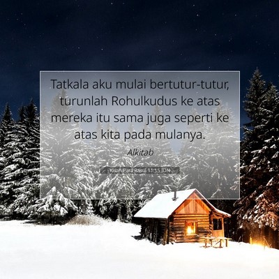 Kisah Para Rasul 11:15 IDN Gambar Ayat Alkitab