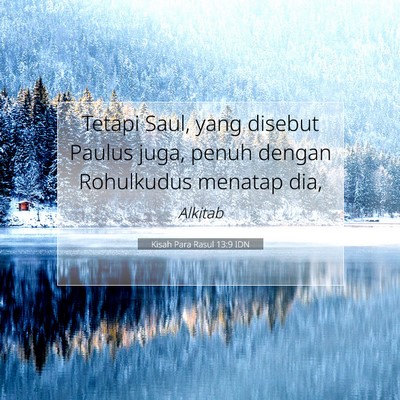Kisah Para Rasul 13:9 Ayat Alkitab Dijelaskan