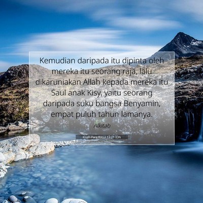 Kisah Para Rasul 13:21 Ayat Alkitab Dijelaskan