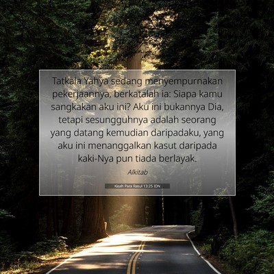 Kisah Para Rasul 13:25 IDN Gambar Ayat Alkitab
