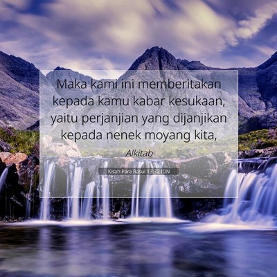 Kisah Para Rasul 13:32 IDN Gambar Ayat Alkitab