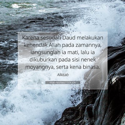 Kisah Para Rasul 13:36 IDN Gambar Ayat Alkitab