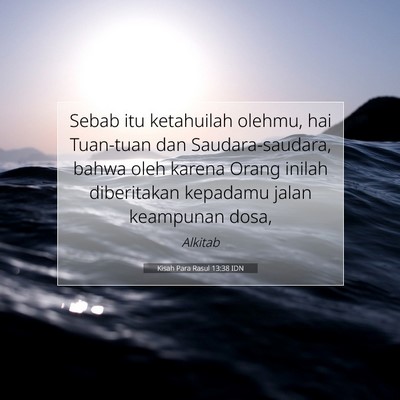 Kisah Para Rasul 13:38 IDN Gambar Ayat Alkitab