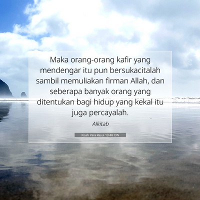 Kisah Para Rasul 13:48 IDN Gambar Ayat Alkitab